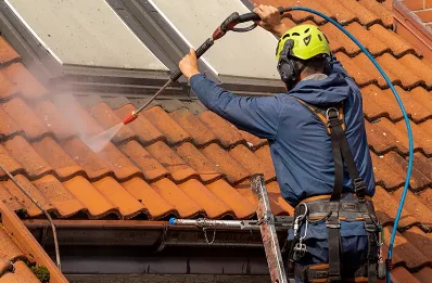 Démoussage et hydrofuge de toiture à Cuillé